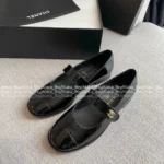 Chanel "Princess-Exclusive Mary Janes" 👸 Keep Edition - Patent Leather Doll Shoes w/ Bookbag Buckle - Image 25