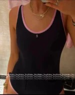 Chanel 2025 Coco Beach Collection 🩱 Crystal Logo Swimsuit Set - One-Piece & Bikini w/ Detachable Straps - Image 32