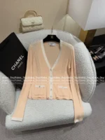 Chanel 2025SS Spring/Summer Full Collection 🎀 Color-Block Knit Set - Crew Neck Stretch Top/Dress/Tank (Brightening & Elegant) - Image 31