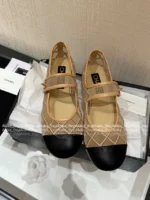Chanel 25M Coco Beach Collection 🔎 Mesh Embroidered Quilted Mary Janes - Round Toe & Lambskin Lining for Comfort - Image 36