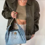 Chanel New Colorway❗️In Stock - 25C Early Spring Runway Collection / Runway Hobo Chain⛓️ Bag & Bucket Tote - Heavyweight Imported Full-Grain Leather - Image 46
