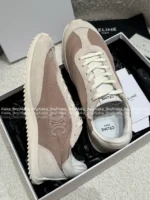 Celine 2025 Spring/Summer Collection 👟©️ Embroidered Logo Motion Shoes - Cloud Comfort Classic Runner Style - Image 46