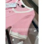 Chanel 2025SS Spring/Summer Full Collection 🎀 Color-Block Knit Set - Crew Neck Stretch Top/Dress/Tank (Brightening & Elegant) - Image 44