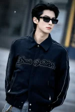 Louis Vuitton 2025 Autumn/Winter Collection 🆕 Heavyweight Crystal-Embellished Signature Logo Lapel Lightweight Quilted Jacket - Unisex - Image 5