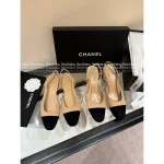Chanel 2025 Fall/Winter Collection 🆕 Cashmere & Suede Color-Block Ballet Flats / Pumps for Women 🩰 - Image 9