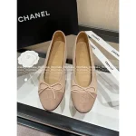 Chanel 2025 Early Fall Collection 🌈 Imported Calfskin Leather Bow-Tie Mary Jane Flats for Women - Balletcore Style - Image 5