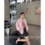 Prada 2025 Early Fall/Winter Collection ☑️ Gray Wool Blend High-Waist Pleated Skirt for Women - Image 12
