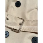 Dior 2025 Early Fall/Winter Collection 🧥 Heavyweight Khaki Embroidered Tie-Waist Long Trench Coat with Flattering Silhouette - Image 16
