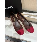Chanel 2025 Early Fall Collection 🌈 Imported Calfskin Leather Bow-Tie Mary Jane Flats for Women - Balletcore Style - Image 3