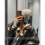 miumiu 2025 Early Fall/Winter Collection 🎩 Adorable Pom-Pom Pendant Cashmere Knit Beanie / Ushanka Hat - Image 8