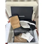 Chanel 2025 Fall/Winter Atelier Collection 👢 Patchwork Suede Mid-Calf Martin Boots for Women - Image 9