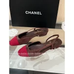 Chanel 2025 Fall/Winter Collection 🆕 Cashmere & Suede Color-Block Ballet Flats / Pumps for Women 🩰 - Image 4