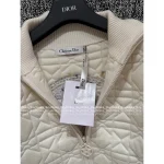 Dior 2025 Fall/Winter Collection ⭐️ Back Embroidery & Jacquard Zodiac Zip-Front Wool-Silk Blend Knit Coat for Women - Image 5