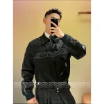 Louis Vuitton 2025 Autumn/Winter Collection 🆕 Heavyweight Crystal-Embellished Signature Logo Lapel Lightweight Quilted Jacket - Unisex - Image 13