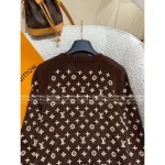 Louis Vuitton 2025 Autumn/Winter Collection 🤍 Embroidered Ingot Pattern Jacquard Logo Knit Cardigan - Full Color Range Available in Imported Kashmir Cashmere - Image 16