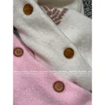 Vivienne Westwood 2025 Early Fall/Winter Collection 🪐 Saturn Jacquard Logo Round Neck Wool Knit Cardigan for Women - Image 16