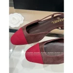 Chanel 2025 Fall/Winter Collection 🆕 Cashmere & Suede Color-Block Ballet Flats / Pumps for Women 🩰 - Image 2