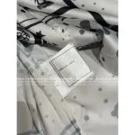 Chanel 25/26 Collection 🔍 Printed Coco Letter Logo Round-Neck Camellia Short-Sleeve T-Shirt for Women - Image 2