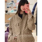 Louis Vuitton 2025 Early Fall/Winter Collection 🐵 Wool Blend Mock Neck Embroidered Letter Logo Zip-Front Jacket Loose Fit - Image 7