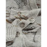 Chanel 2025 Fall/Winter Collection 🩶 Gray V-Neck Colorful Sequins Wool Blend Knit Cardigan for Women - Image 13