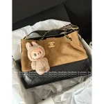 Chanel In Stock 🤎 2025 Atelier Collection Runway Style Suede & Metal Chain ⛓️ Tote - Imported Full-Y Hardware Fabric - Image 10