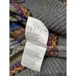 RALPH LAUREN 2025 Fall/Winter Collection 🌈 Bohemian Color-Block Jacquard 100% Imported Wool Round-Neck Knit Cardigan - Image 8