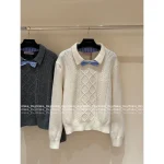 VALENTINO 2025 Early Fall/Winter Collection 🦋 Academic Style Handcrafted 3D Bow Tie - 100% Wool - Image 12