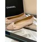 Chanel 2025 Early Fall Collection 🌈 Imported Calfskin Leather Bow-Tie Mary Jane Flats for Women - Balletcore Style - Image 8