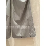 ALEXANDERWANG 2025 ☑️ Drawstring Waist Gray Tone Print Letter Logo Casual Wide-Leg Cargo Pants for Women - Image 12