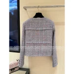 Chanel 2025 Fall/Winter Collection 💜 Lavender Purple Tweed Blazer / Pencil Skirt with Woven Pocket Detail - Image 14