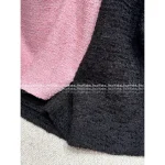 Chanel 2025 Fall/Winter Collection 🎀 Imported Wool Tweed Round Neck 3/4 Sleeve Shift Dress for Women - Image 8