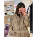 Louis Vuitton 2025 Early Fall/Winter Collection 🐵 Wool Blend Mock Neck Embroidered Letter Logo Zip-Front Jacket Loose Fit - Image 6