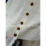 Vivienne Westwood 2025 Early Fall/Winter Collection 🪐 V-Neck Lambswool Jacquard & Embroidered Logo Knit Cardigan - Image 7