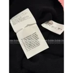 miumiu 2025 Early Fall/Winter Collection 🖤 Classic Letter Logo Round Neck Wool/Cashmere Blend Pullover Sweater for Women - Image 4