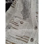 Chanel 2025 Fall/Winter Collection 🩶 Gray V-Neck Colorful Sequins Wool Blend Knit Cardigan for Women - Image 11