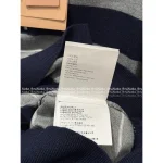 miumiu 2025 Early Fall/Winter Collection 🆕 Lapel Polo Collar Jacquard Letter Striped Wool Knit Pullover for Women - Image 14