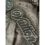 Louis Vuitton 2025 Autumn/Winter Collection 🆕 Heavyweight Crystal-Embellished Signature Logo Lapel Lightweight Quilted Jacket - Unisex - Image 9