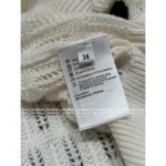 LOROPIANA 2025 Fall/Winter Collection 🤍 Old Money Style Kashmir Cashmere Crochet White Knit Cardigan for Women - Image 16