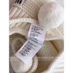 miumiu 2025 Early Fall/Winter Collection 🎩 Adorable Pom-Pom Pendant Cashmere Knit Beanie / Ushanka Hat - Image 19