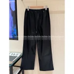 Loewe 2025 Early Fall Collection 🔍 Must-Have for Cool Girls! Vegan Leather PU Black Leather Jacket / Casual Leather Pants - Image 4