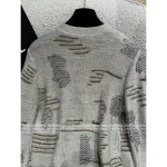Chanel 2025 Fall/Winter Collection 🩶 Gray V-Neck Colorful Sequins Wool Blend Knit Cardigan for Women - Image 10