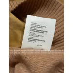 Prada 2025 Early Fall/Winter Collection 🦌 Suede & Pudding Stitch Pullover 100% Wool Sweater - Slimming V-Neck - Image 8