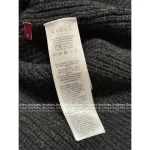 Gucci 2025 Early Fall/Winter Collection 🩶 Cashmere/Wool Blend Round Neck Jacquard Letter Logo Pullover Sweater - Image 7