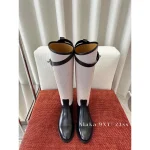 Hermes Fall/Winter New Arrival Ultimate Staple 👑 Kelly Jumping Canvas & Leather Knee-High Boots - Image 14