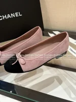 Chanel 2025 Early Fall Collection 🌈 Imported Calfskin Leather Bow-Tie Mary Jane Flats for Women - Balletcore Style - Image 21