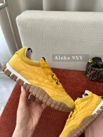 miumiu 2025 Spring/Summer Collection 🆕 Runway Style ~ Tyre Leather Sneakers 👟 Original-Grade Imported Knit Fabric / Suede Leather - 3 Colors Available - Image 13