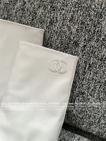 Chanel 2025 Fall/Winter Must-Have Combat Boots ❕ 100% Genuine Leather Wide-Cuff Metal Chain ⛓️👢 Leg-Lengthening Boots - Instantly Create the Illusion of Longer Legs! - Image 14