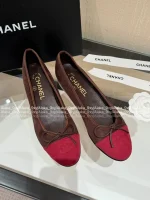Chanel 2025 Early Fall Collection 🌈 Imported Calfskin Leather Bow-Tie Mary Jane Flats for Women - Balletcore Style - Image 18