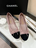Chanel 2025 Early Fall Collection 🌈 Imported Calfskin Leather Bow-Tie Mary Jane Flats for Women - Balletcore Style - Image 17