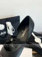Chanel 2025 Early Fall Collection 🎀 Butterfly Ballet Flats / Pumps for Women - Jennie's Same Style, Imported Genuine Lambskin - Image 25